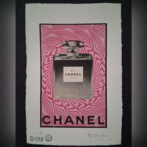 CHANEL, Bottle Print, Hand Signed by Fairchild Paris